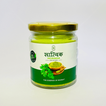Satvik Moringa Powder (80g) | SvarnaOrgo | 100% Natural Nutrient-Rich Superfood Rich in calcium